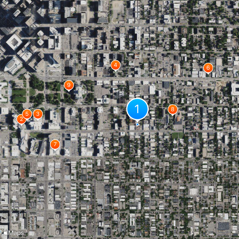 Molly Brown House Mapa
