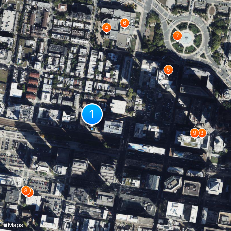 WCAU Map