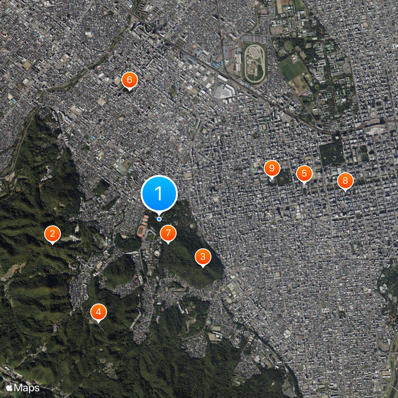 Hokkaidō Shrine Map