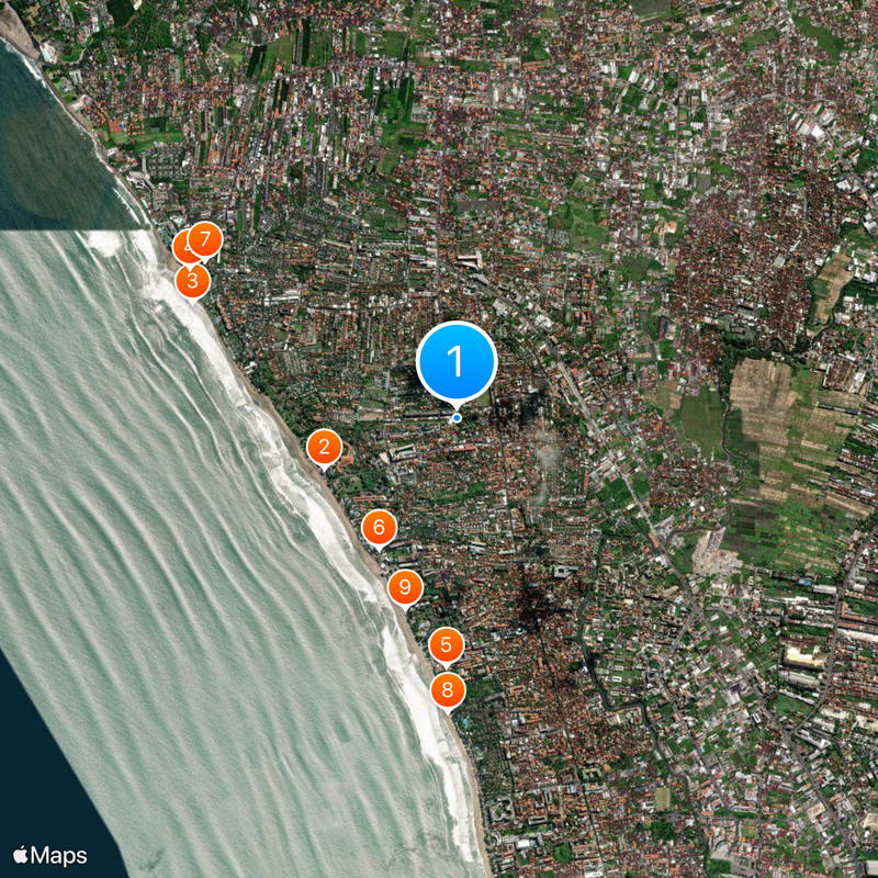 Seminyak Map