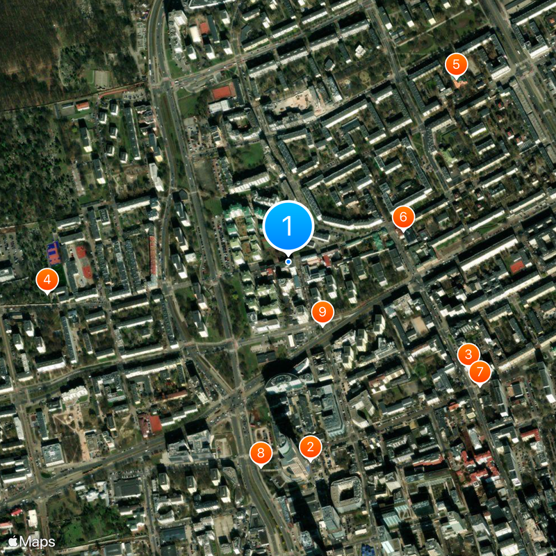 Krajowa Rada Radiofonii i Telewizji Map