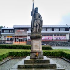 Socha svatého Václava ve Svratce na náměstí Národního povstání