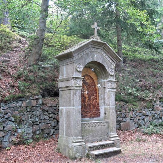 Kaplička zastavení XII. na křížové cestě v Nejdku