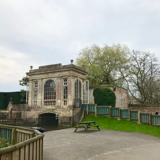 Boathouse And Covered Bridge At Longleat House