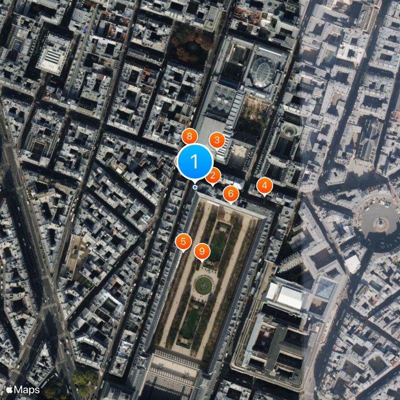 Théâtre du Palais-Royal Map