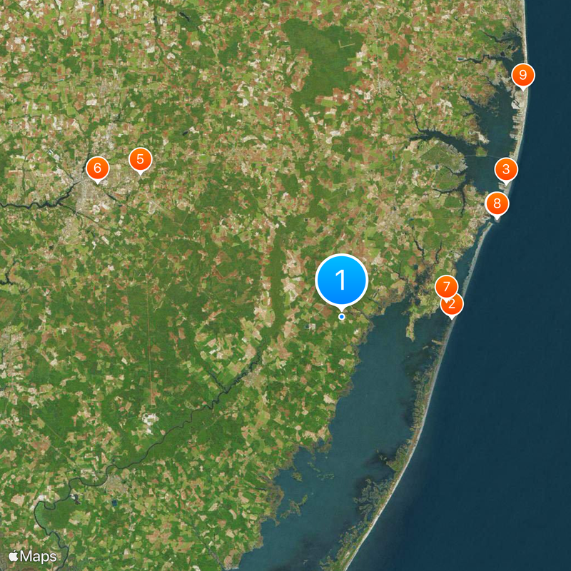 Worcester County Map