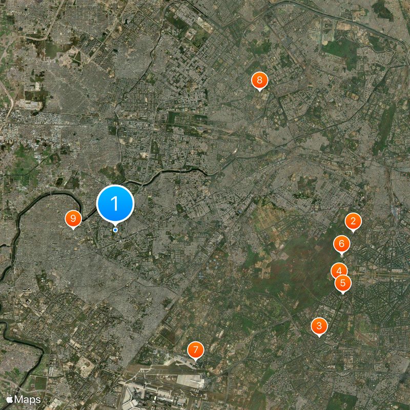Uttam Nagar Map