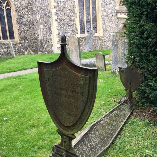Cast Iron Memorial To John How 10 Metres South South East Of South Porch, St Marys Churchyard