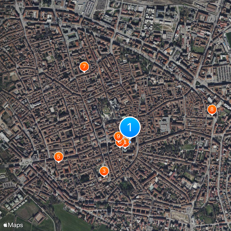 Cremona Cathedral Map