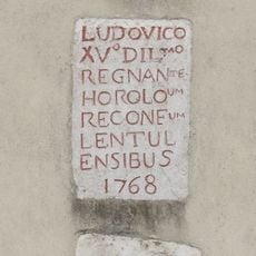 Plaque commémorative à Lent