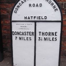 Milepost Approximately 30 Metres To North Of Entrance To Hatfield Manor House
