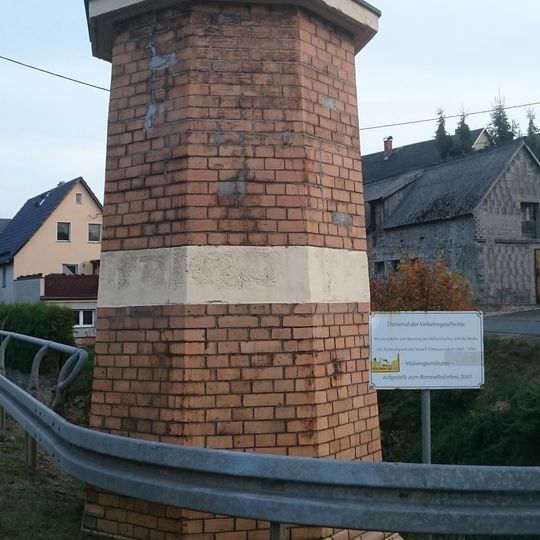 Brückenpfeiler Mülsengrundbahn