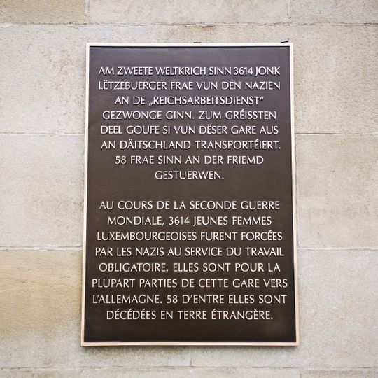 Commemorative plaque « Fraen am Reichsarbeitsdienst »