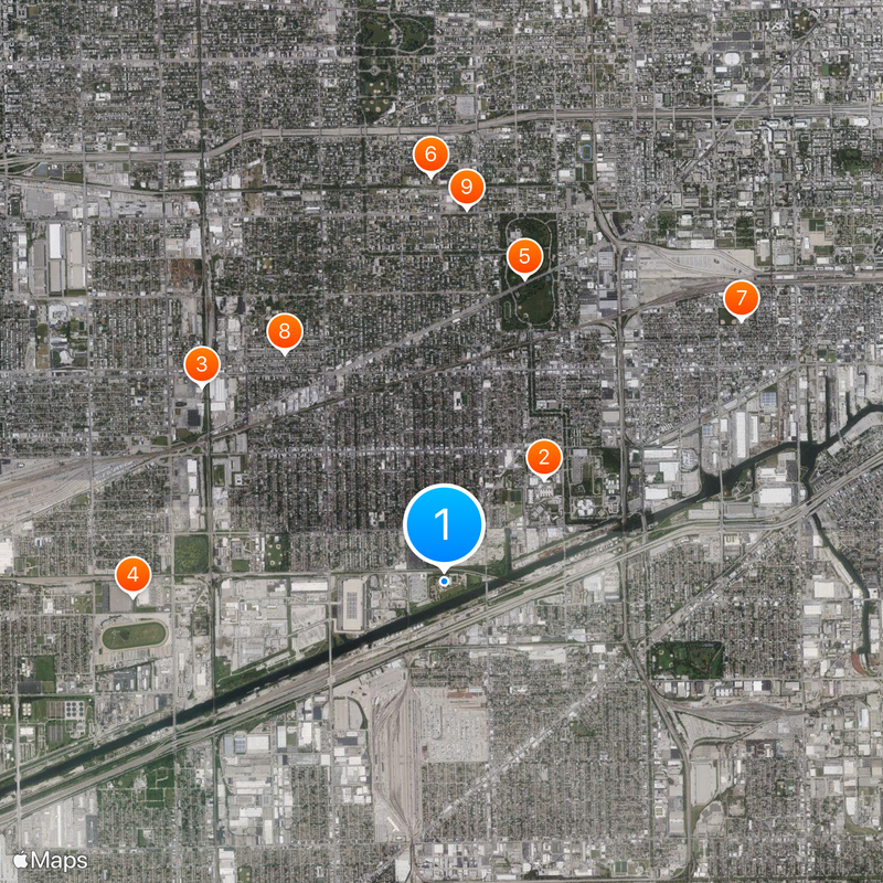 Illinois's 4th congressional district Karte