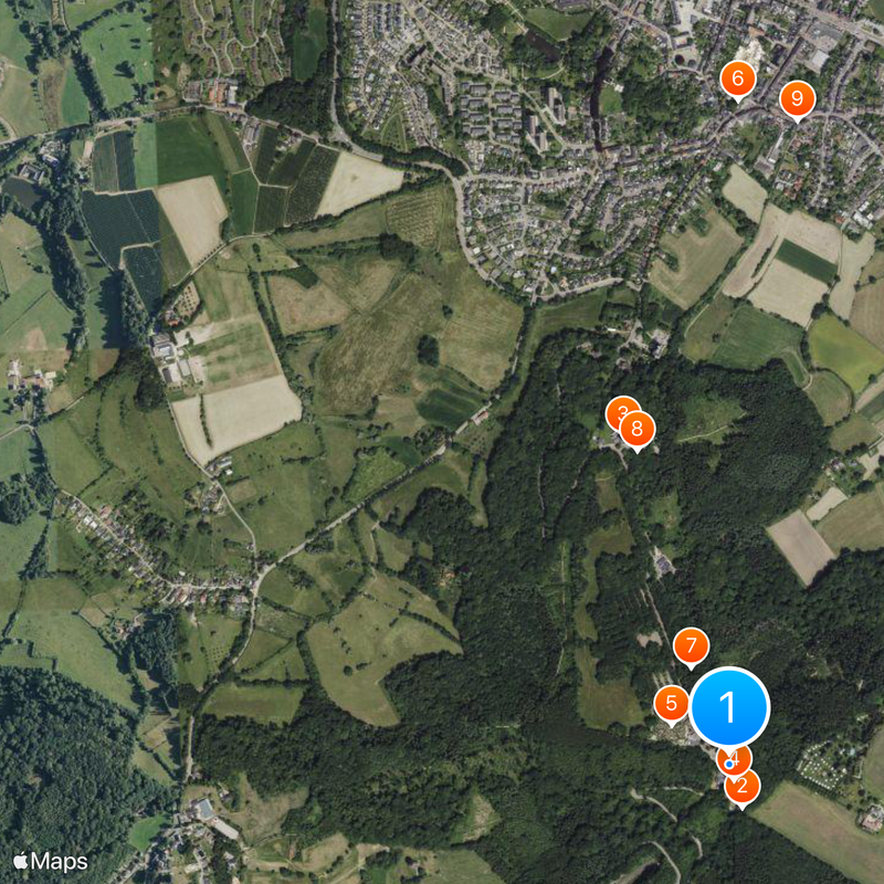 Drielandenpunt Carte