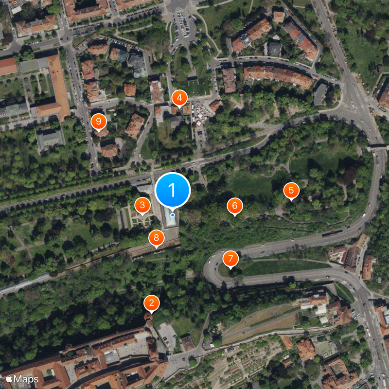 Queen Anne's Summer Palace Map