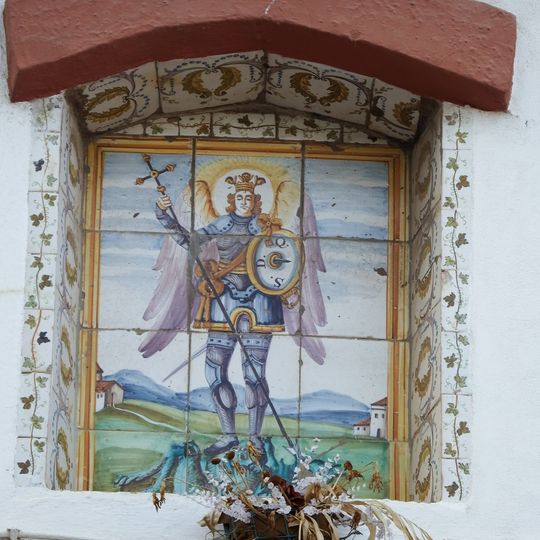 Ceramic panel of Saint Michael