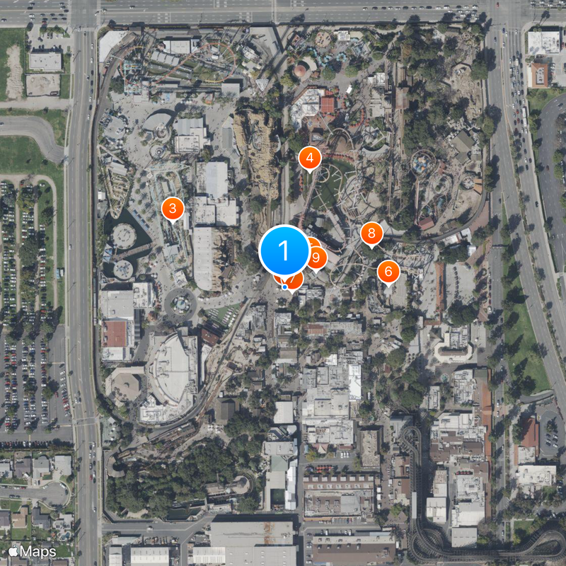 Knott's Scary Farm Mapa