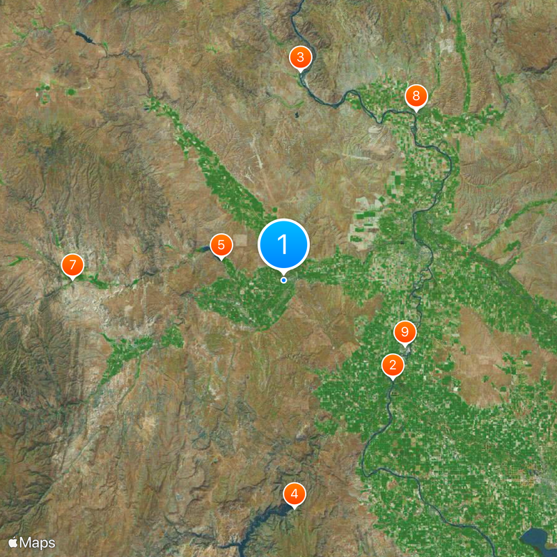 Meek Cutoff Map