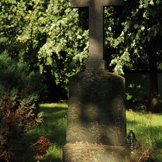 Churchyard of Saint Michael Archangel church in Sobin