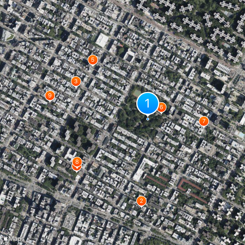 Tompkins Square Park Map