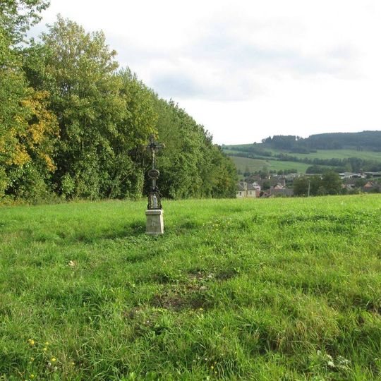 Kříž na svahu nad Tlumačovem