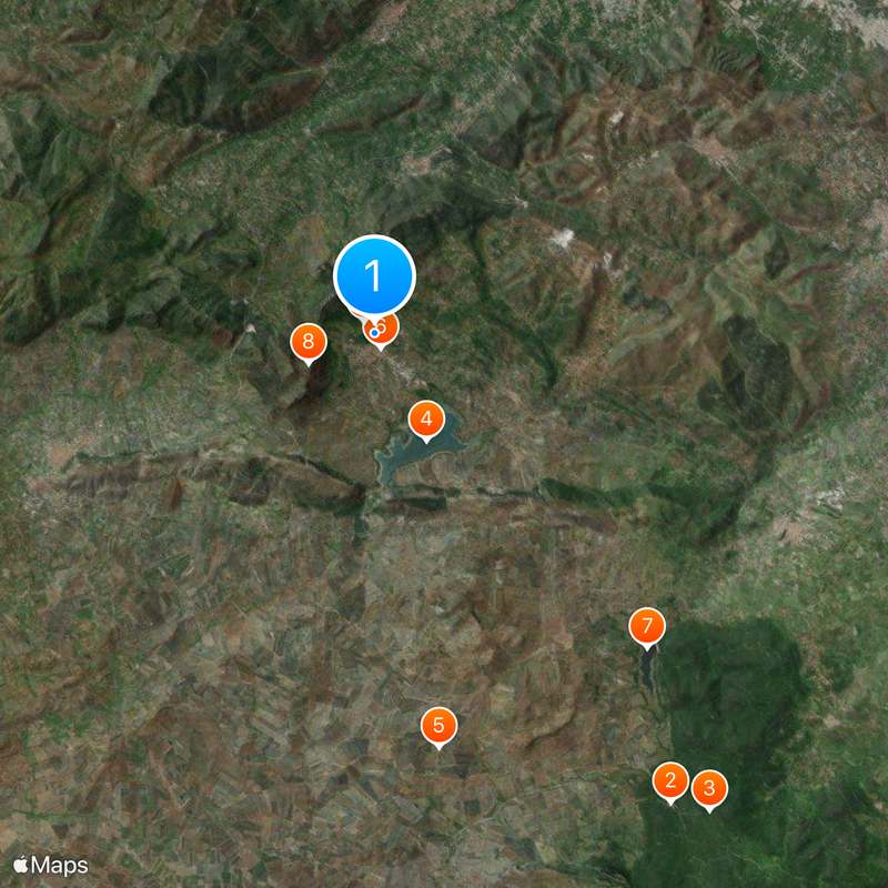 Piana degli Albanesi Map