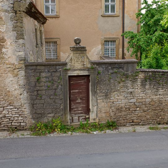 Einfriedung Spitalgasse 1 in Gaukönigshofen