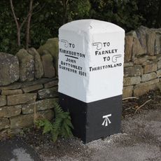 Old Guide Post At Junction With Stores Hall Road