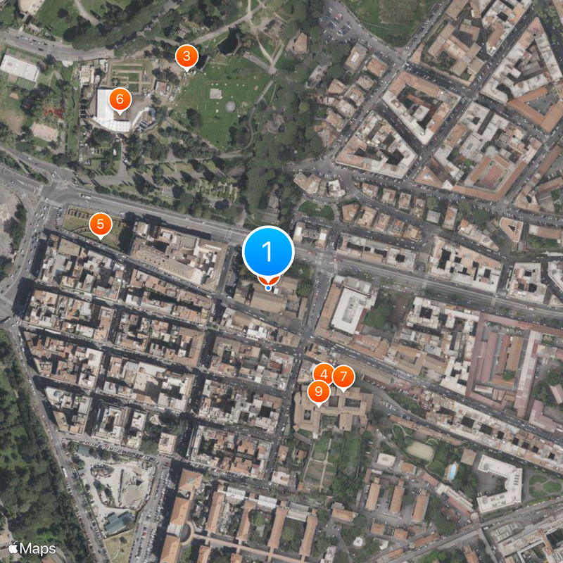 Basilica of San Clemente Map