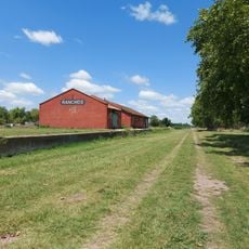 Old train station Ranchos. ferrocaril Rock