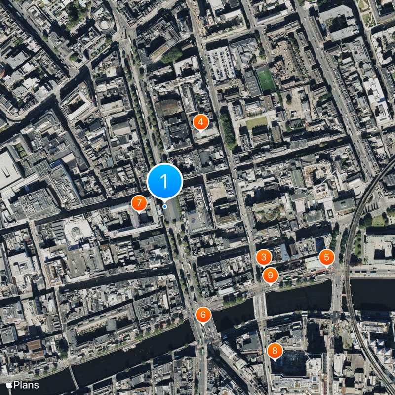 O'Connell Street Mapa