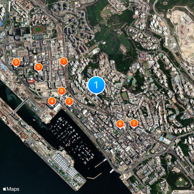 Kwun Tong Garden Estate and Lotus Tower Map