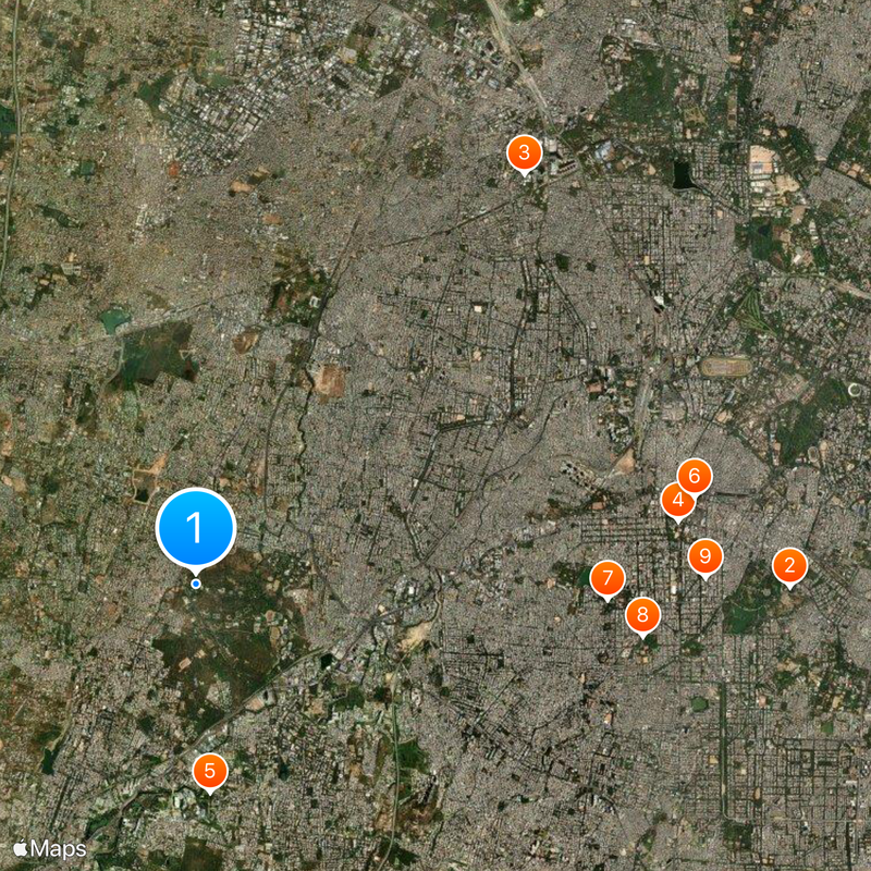 Bengaluru University Map