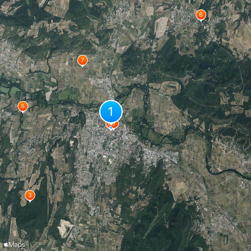 Bagnols-sur-Cèze Map