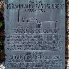 Gedenktafel für Johann Andreas Schubert und August Röckel