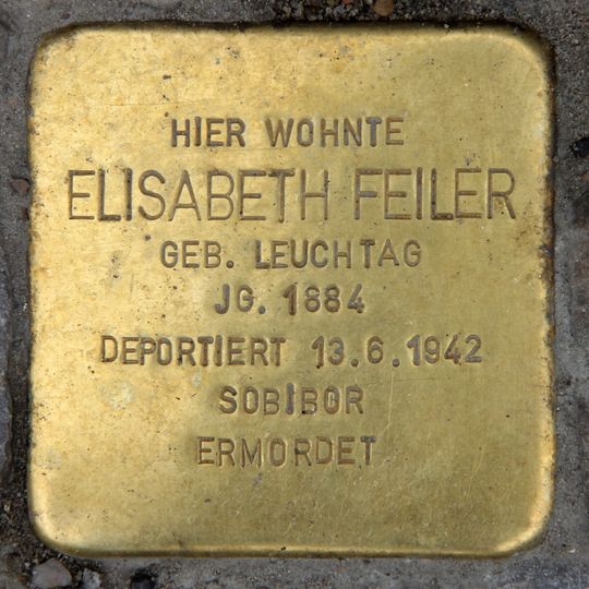 Stolperstein en memoria de Elisabeth Feiler
