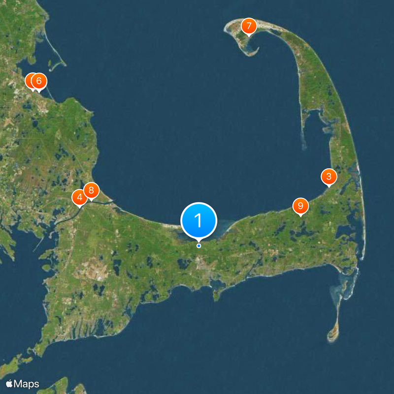 Barnstable County Map