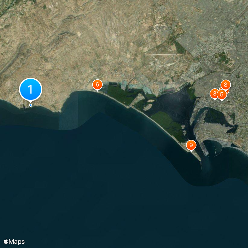 Karachi Nuclear Power Plant Map