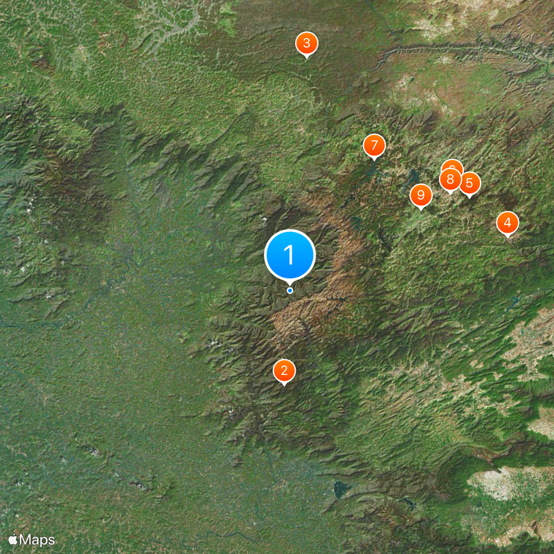 Mukurthi National Park Map