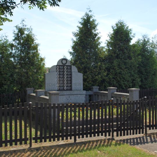 World War I memorial in Bobnice