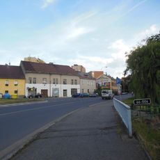 Most Plzeňské ulice přes Příbramský potok v Příbrami