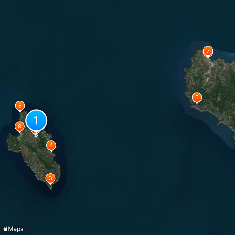 Giglio Map