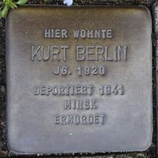 Stolperstein à la mémoire de Kurt Berlin