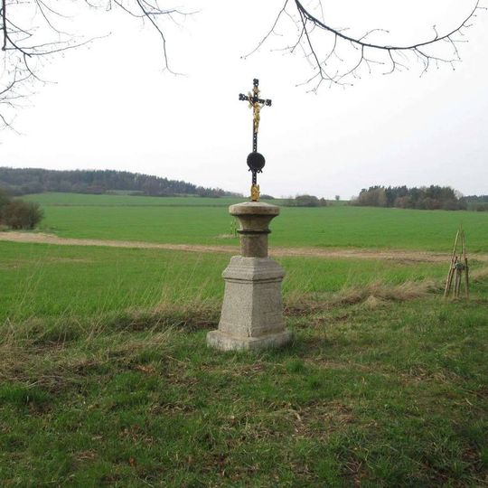 Kříž u památné lípy nad Poběžovicemi