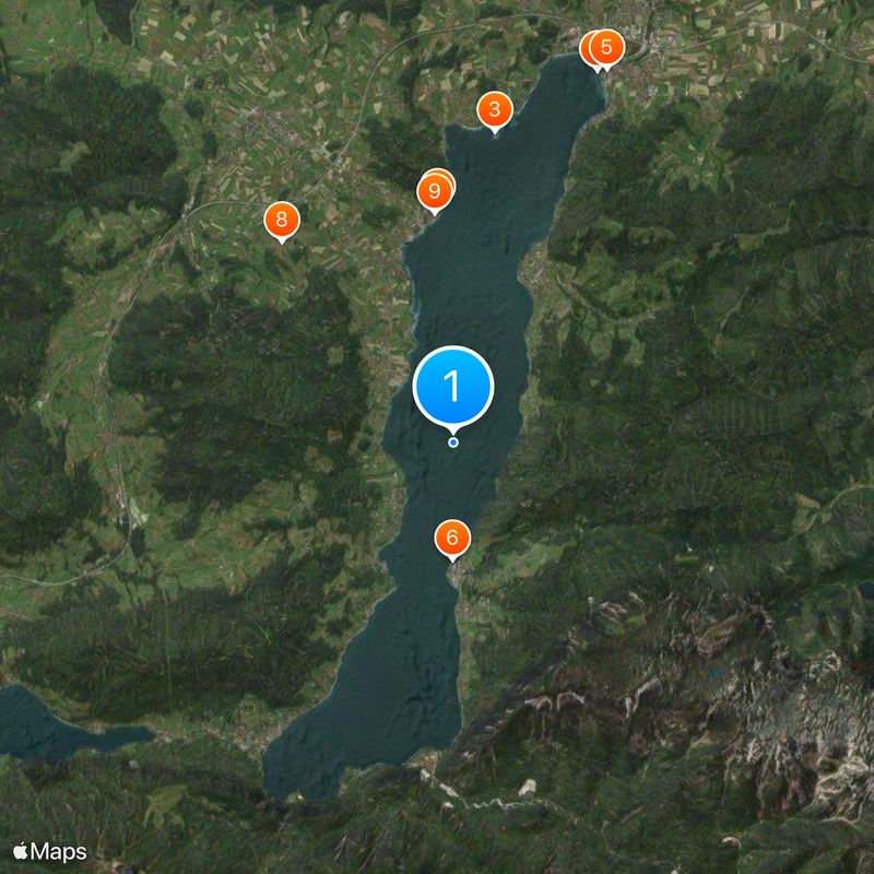 Attersee Map