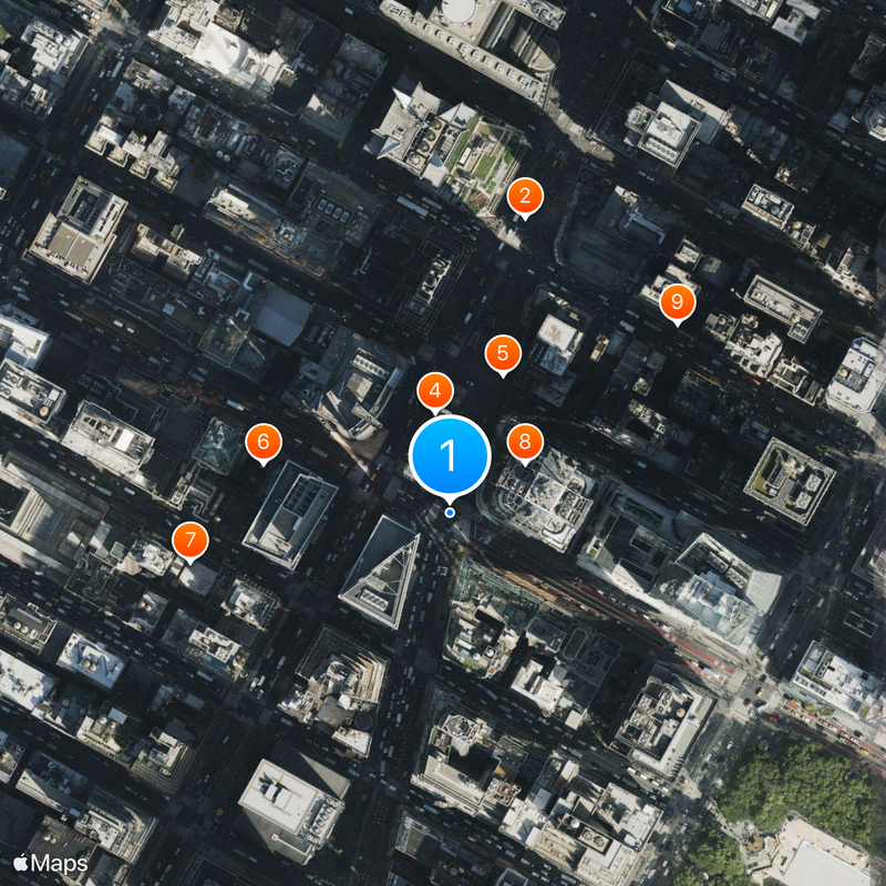 Broadway theatre Map
