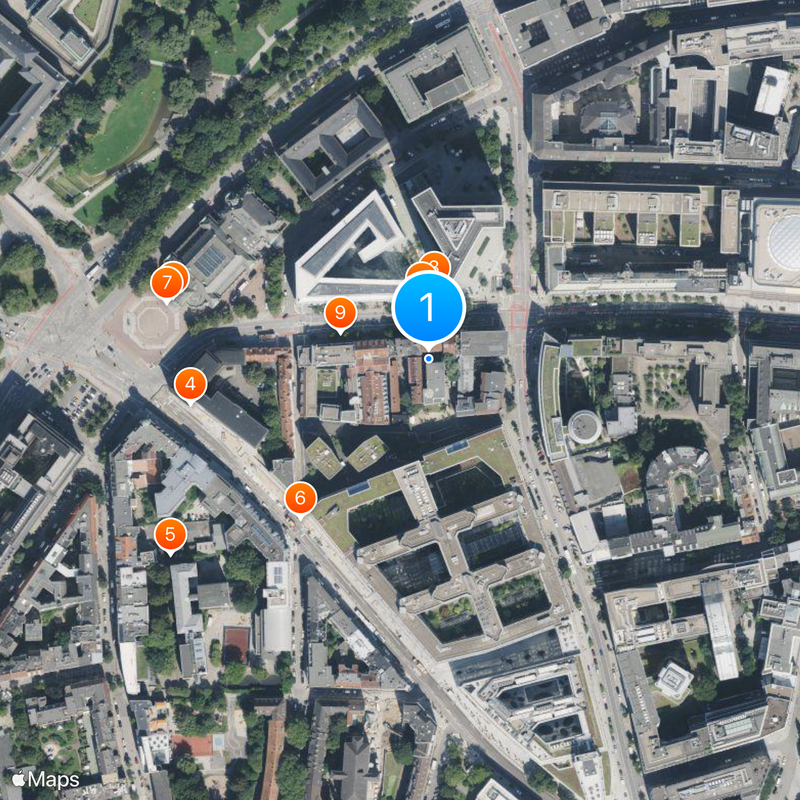 Gängeviertel Map