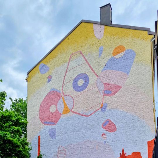 Muurschildering, kunstwerk