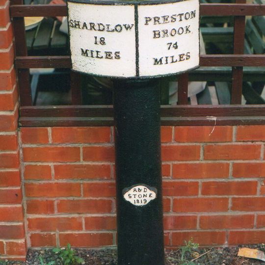 Canal Milepost At Sk 217 212, 10M South Of Bridge 34